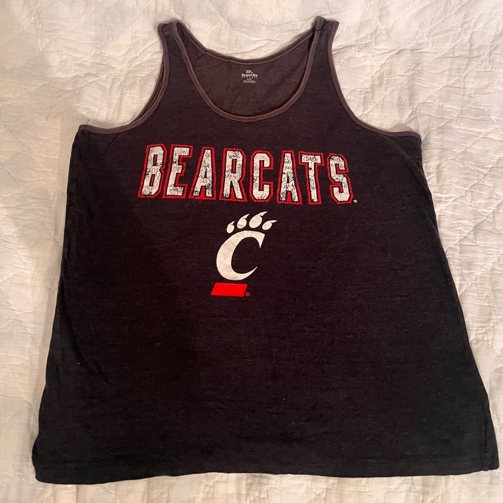 Cincinnati Bearcats charcoal Tank Top